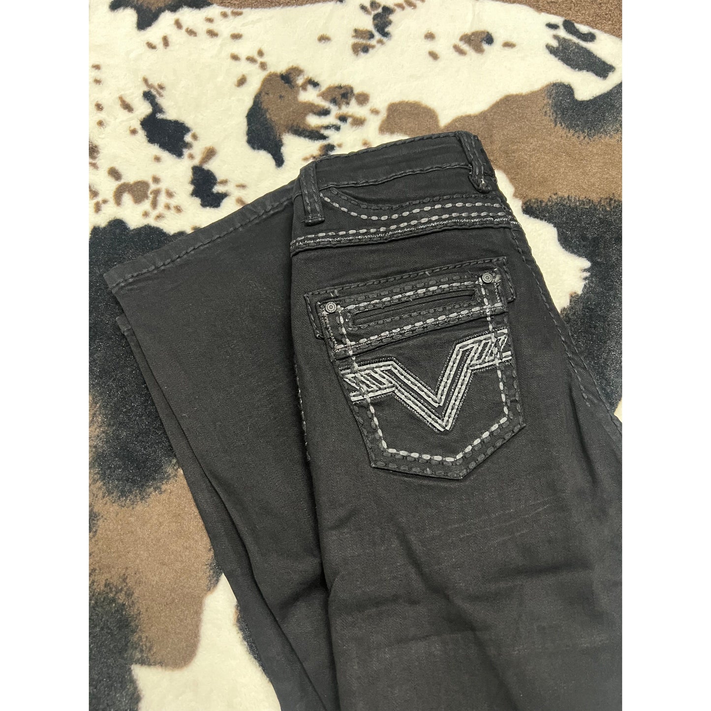 Boys Premium Denim Straight Fit Black Jean