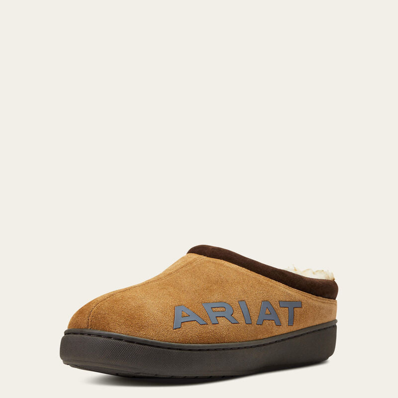 Ariat Men's Logo Hooded Back Hashbrown Slipper