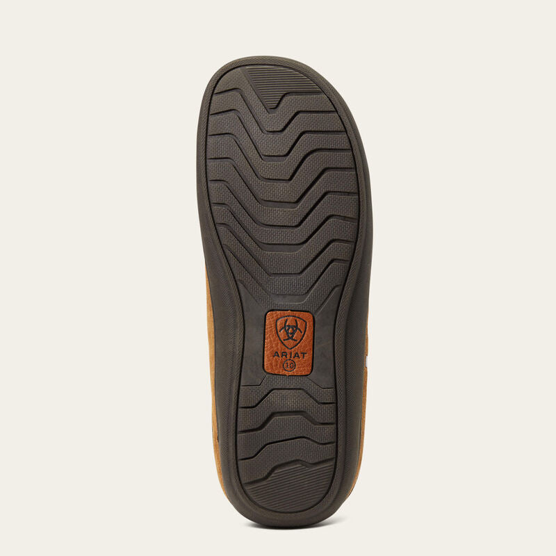 Ariat Men's Logo Hooded Back Hashbrown Slipper