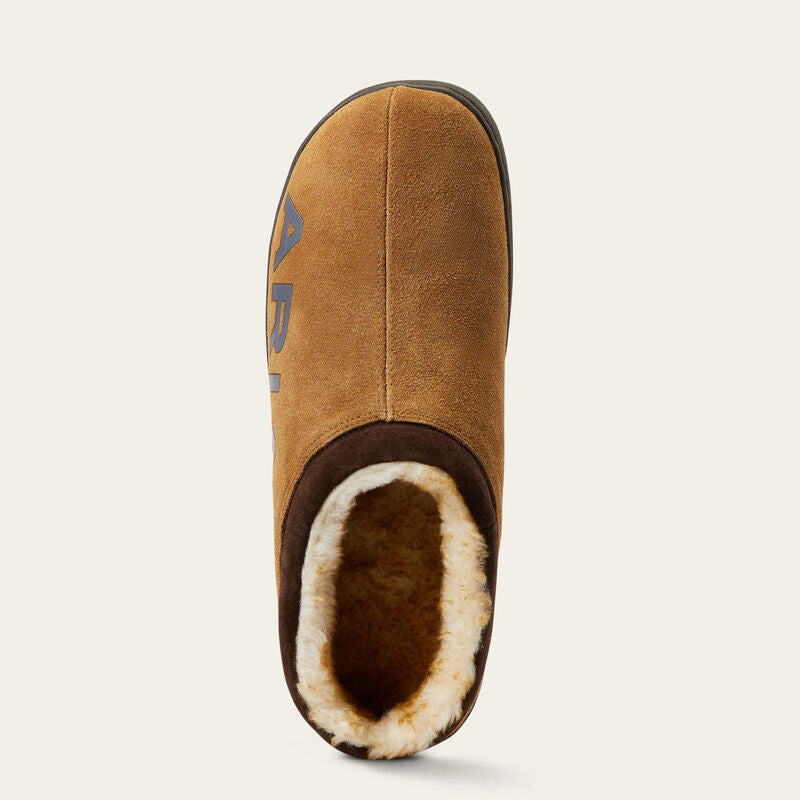 Ariat Men's Logo Hooded Back Hashbrown Slipper