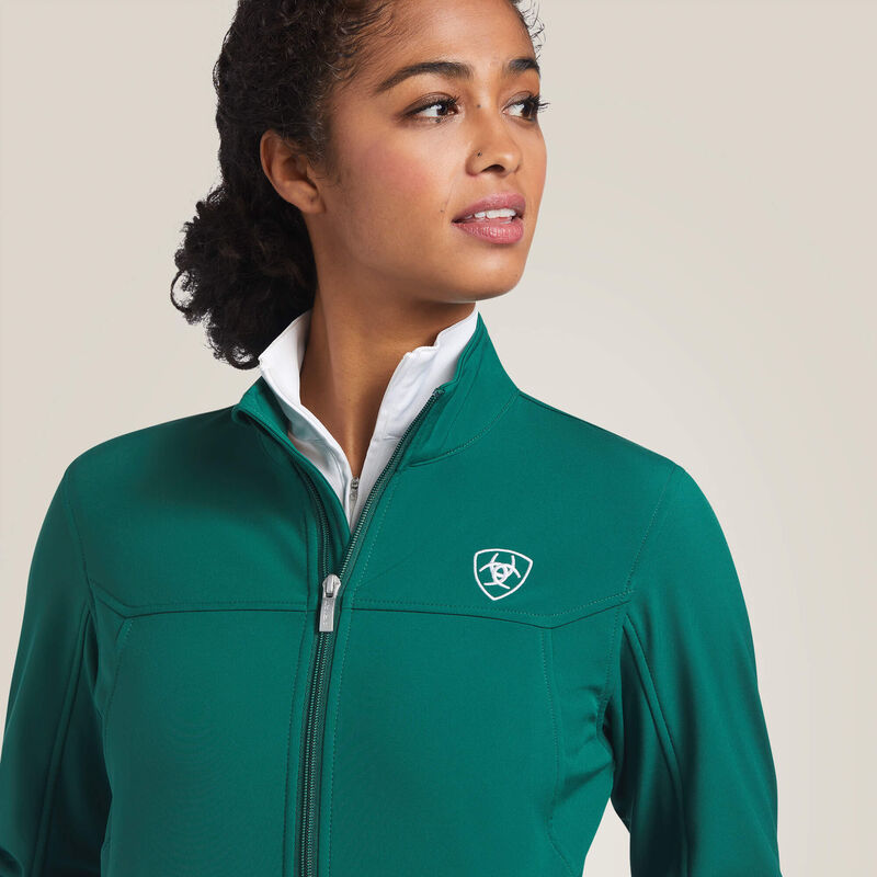 Women's Team Softshell Mexico Green Jacket
