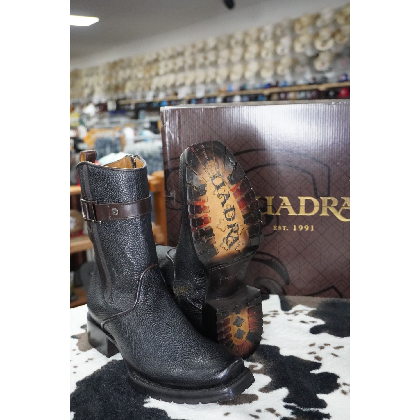 Cuadra Bota De Res Santana Negro