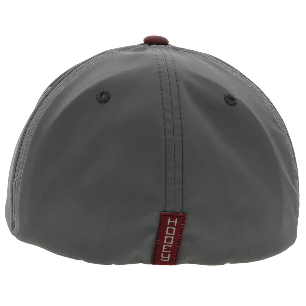 Hooey Solo III Burgundy/Grey FlexFit Cap