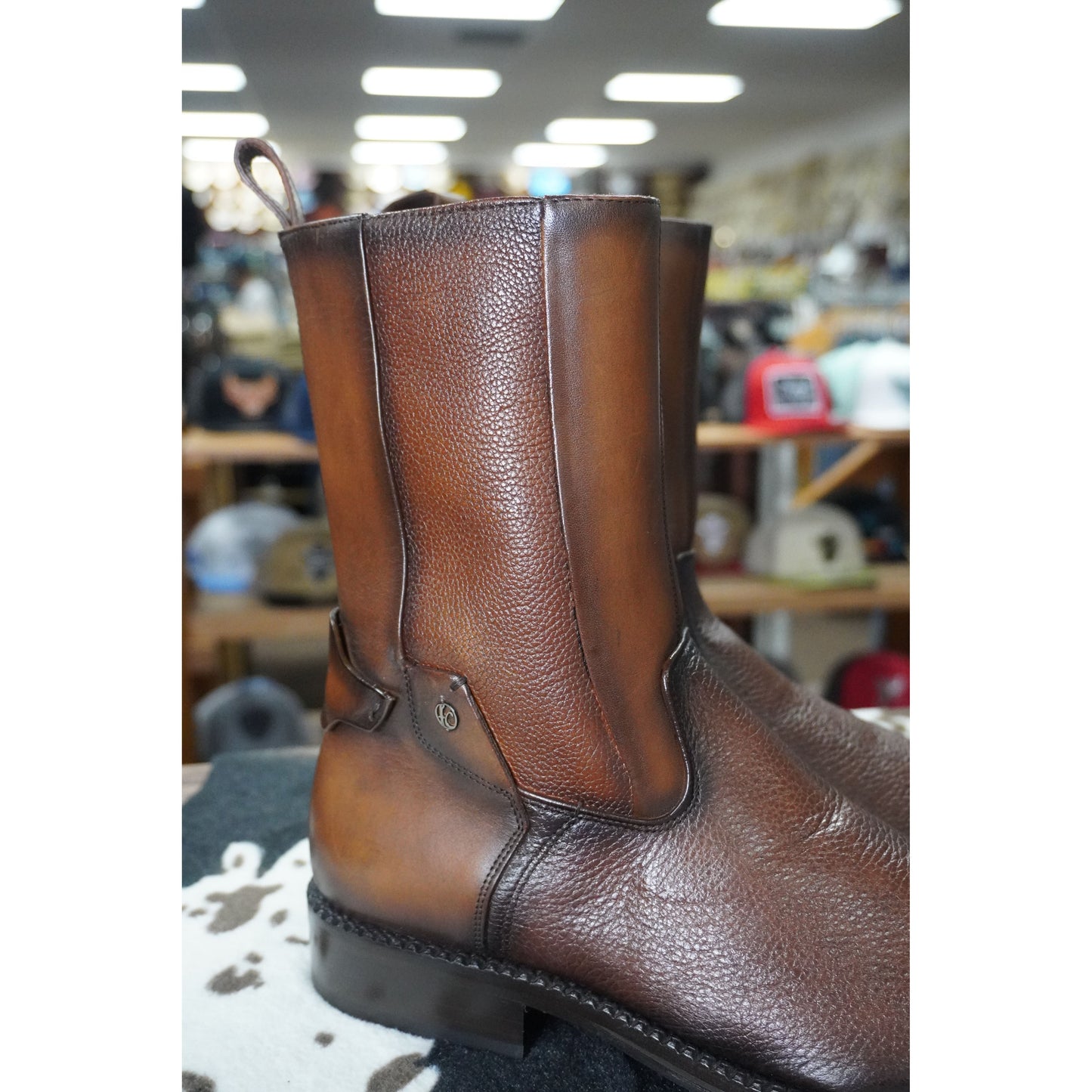 Cuadra Bota Venado Diego Miel/Ternera Paris Almendra