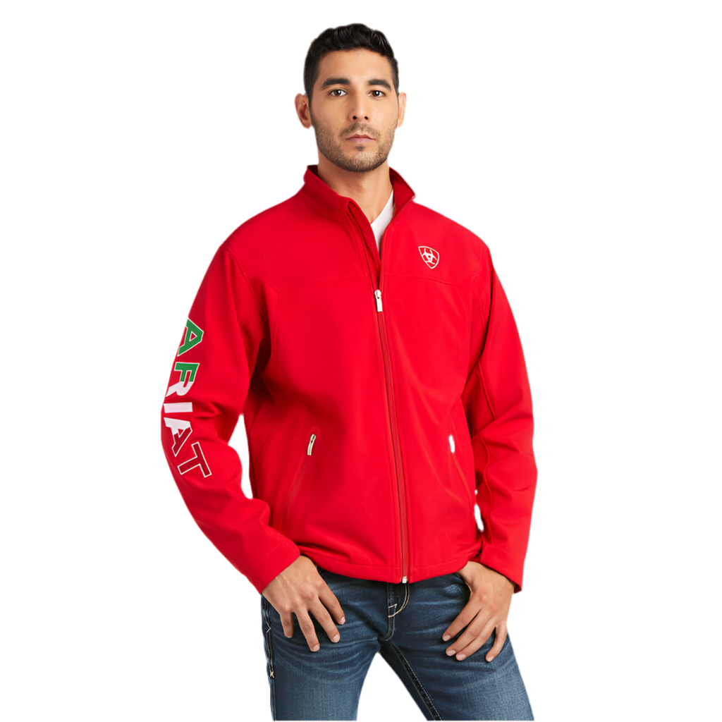 Men's Team Softshell Mexico Red Jacket