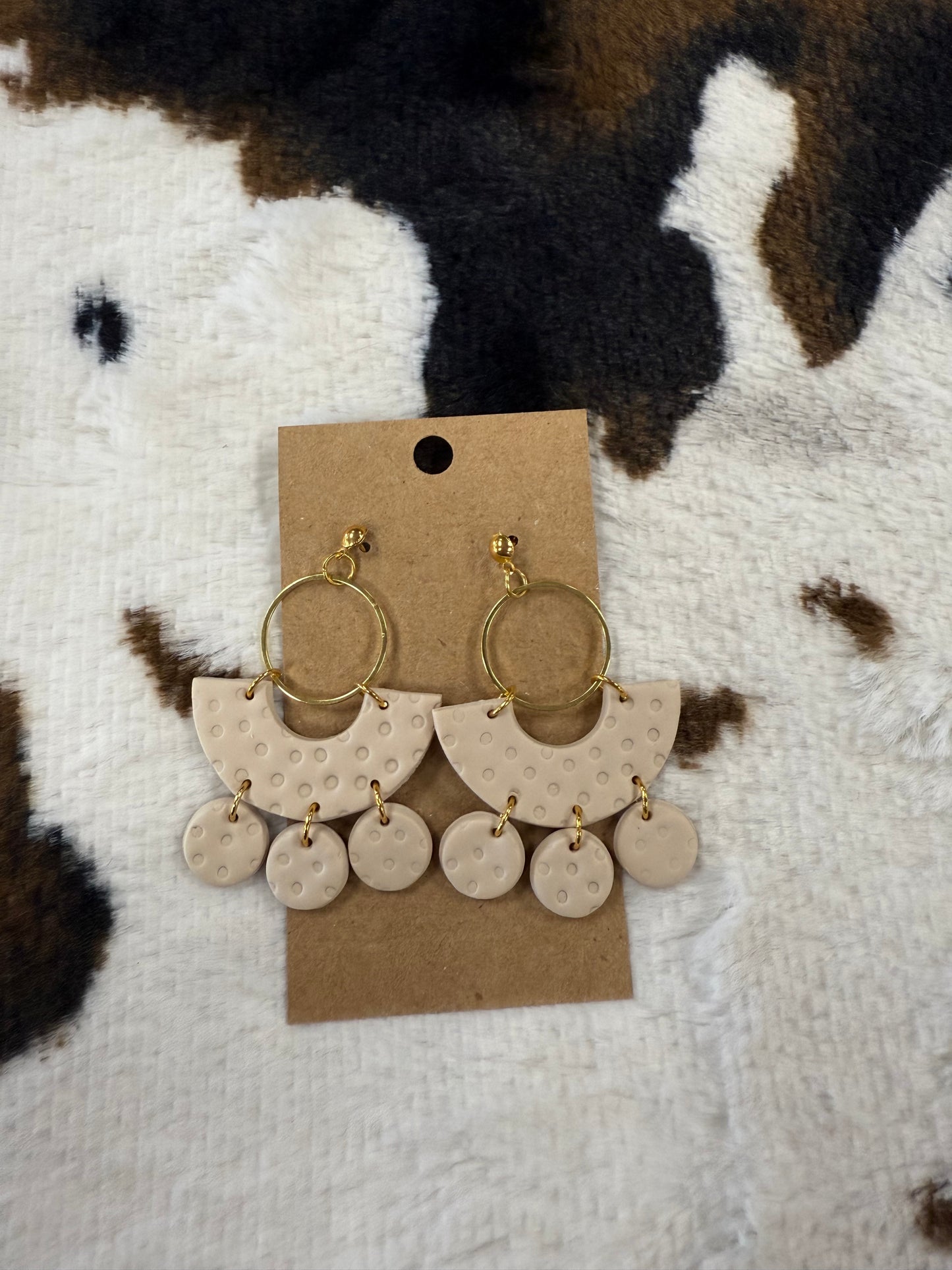 Clay Nude Earrings