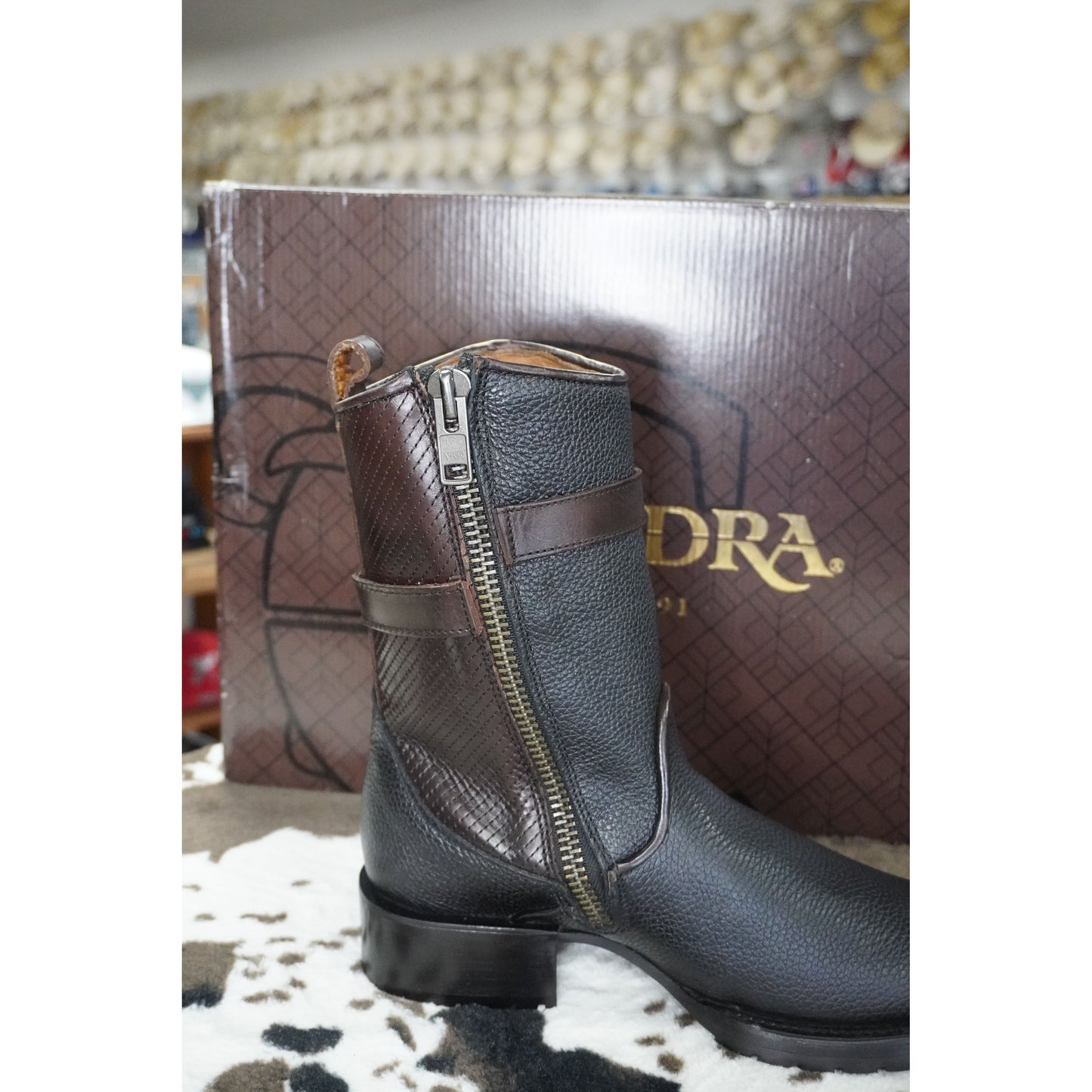 Cuadra Bota De Res Santana Negro