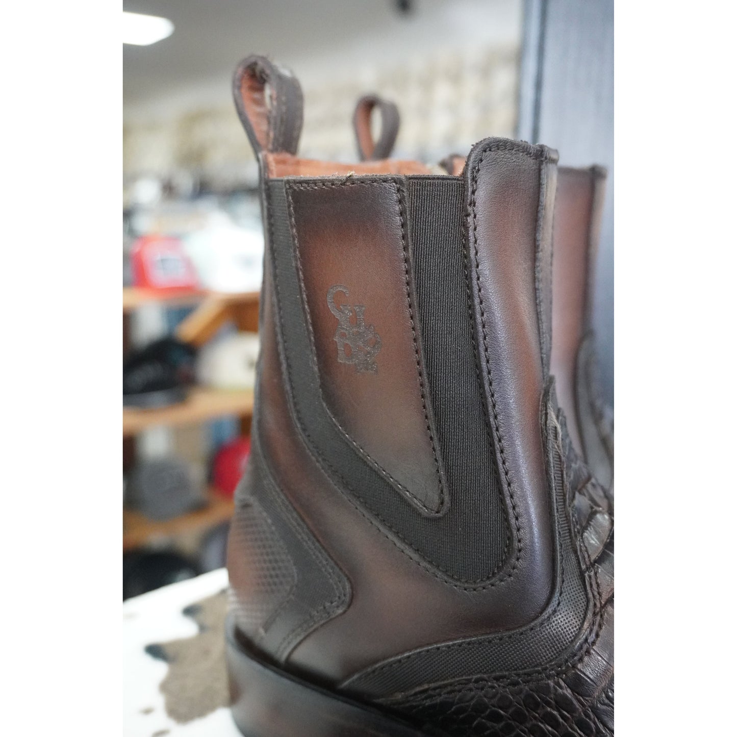 Botin Cuadra Fuscus Lomo Belly Paris Cafe