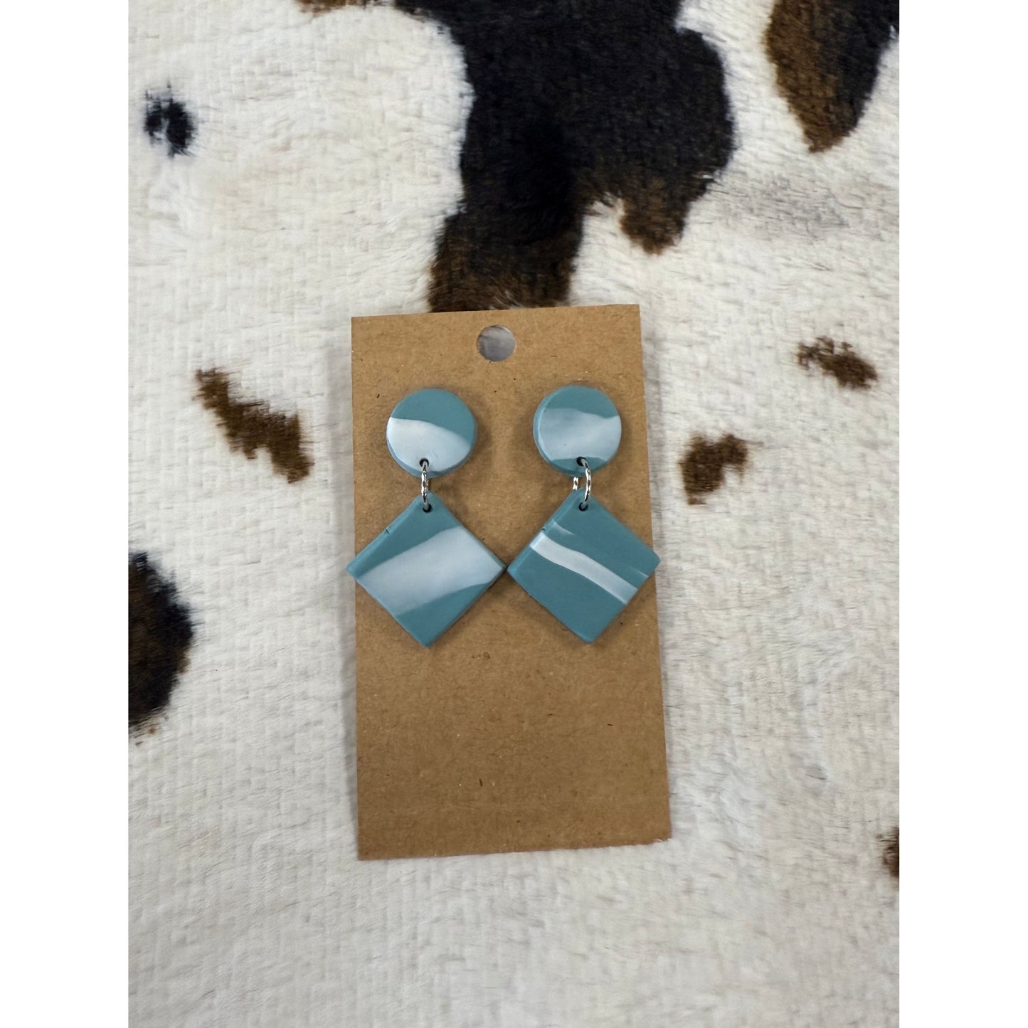Clay Blue Earrings