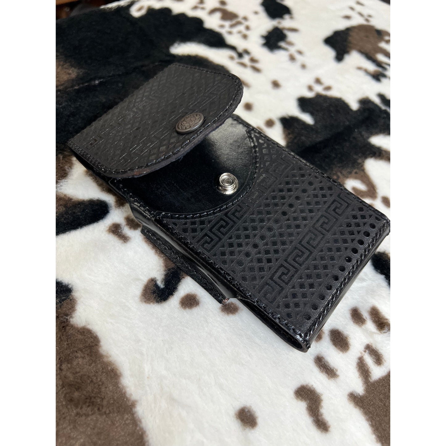 Black Printed Phone Case