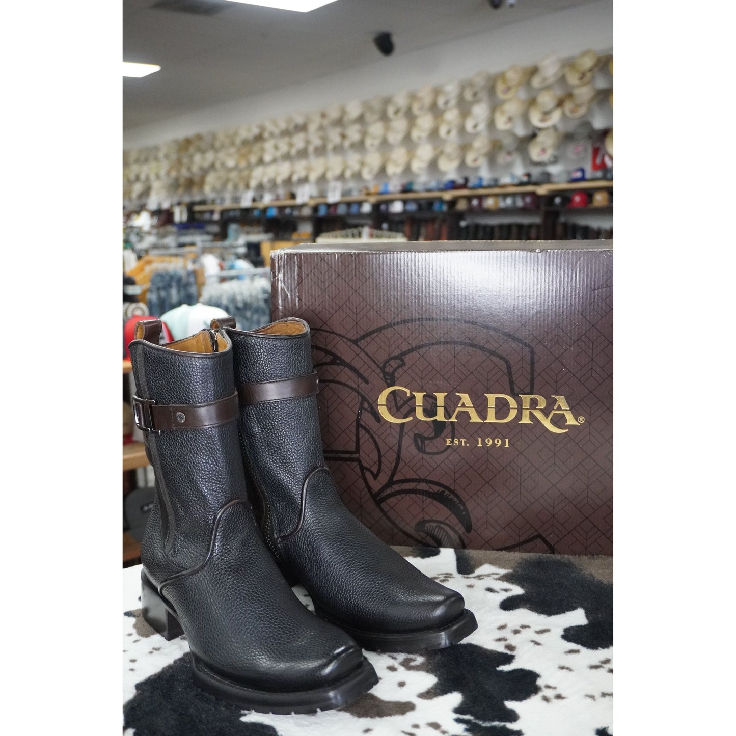 Cuadra Bota De Res Santana Negro