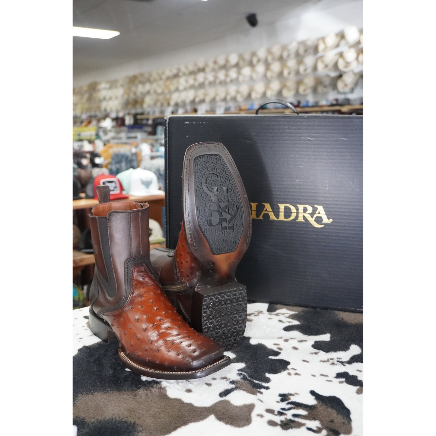 Cuadra Botin Avestruz Moroni Castaño