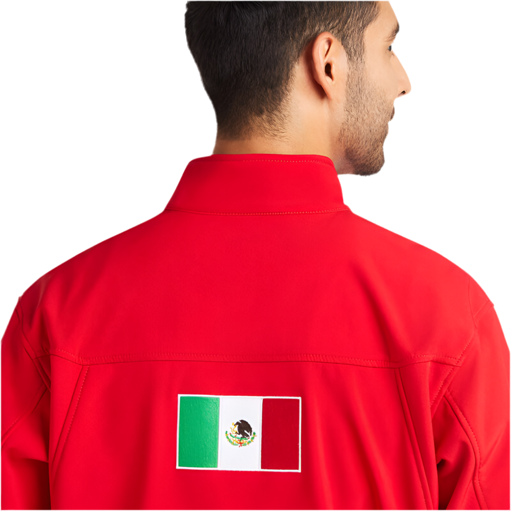 Men's Team Softshell Mexico Red Jacket