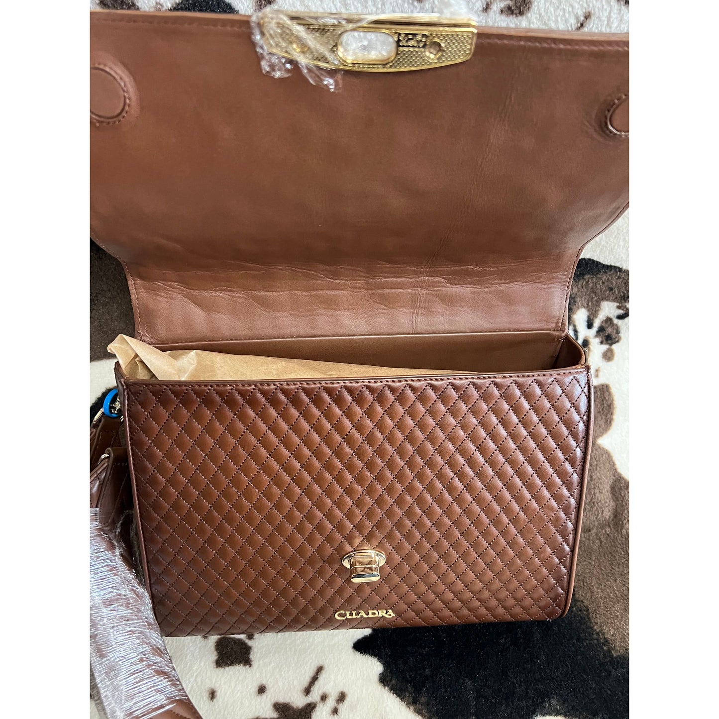 Cuadra Bolsa Dama De Res Miel
