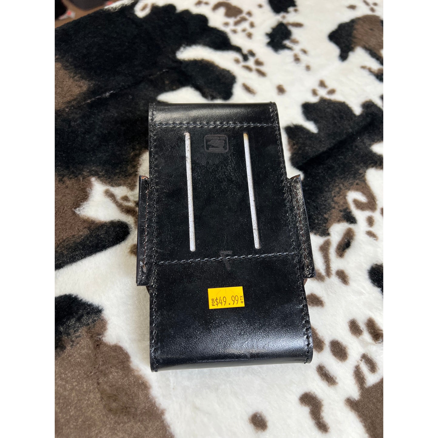 Black Printed Phone Case