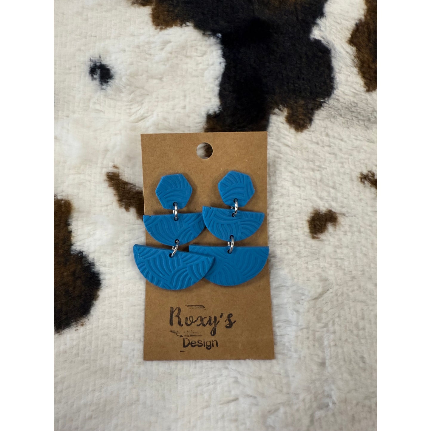 Clay Blue Earrings