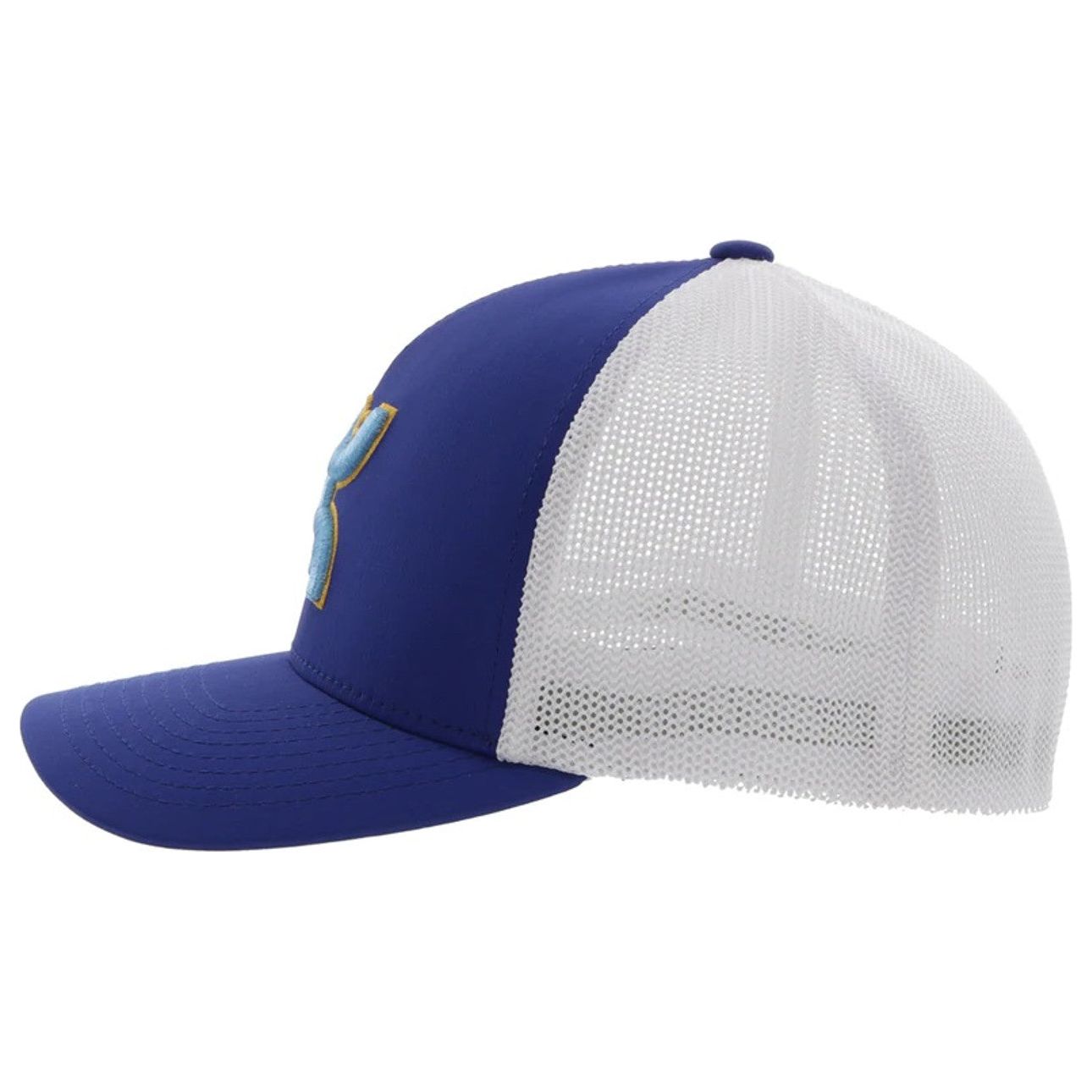 Hooey Coach Blue/White FlexFit Cap