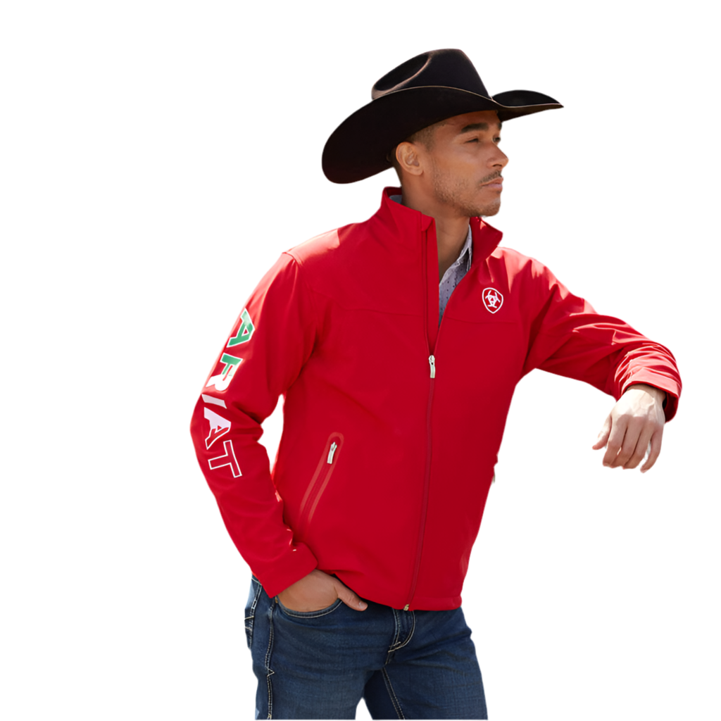 Men's Team Softshell Mexico Red Jacket