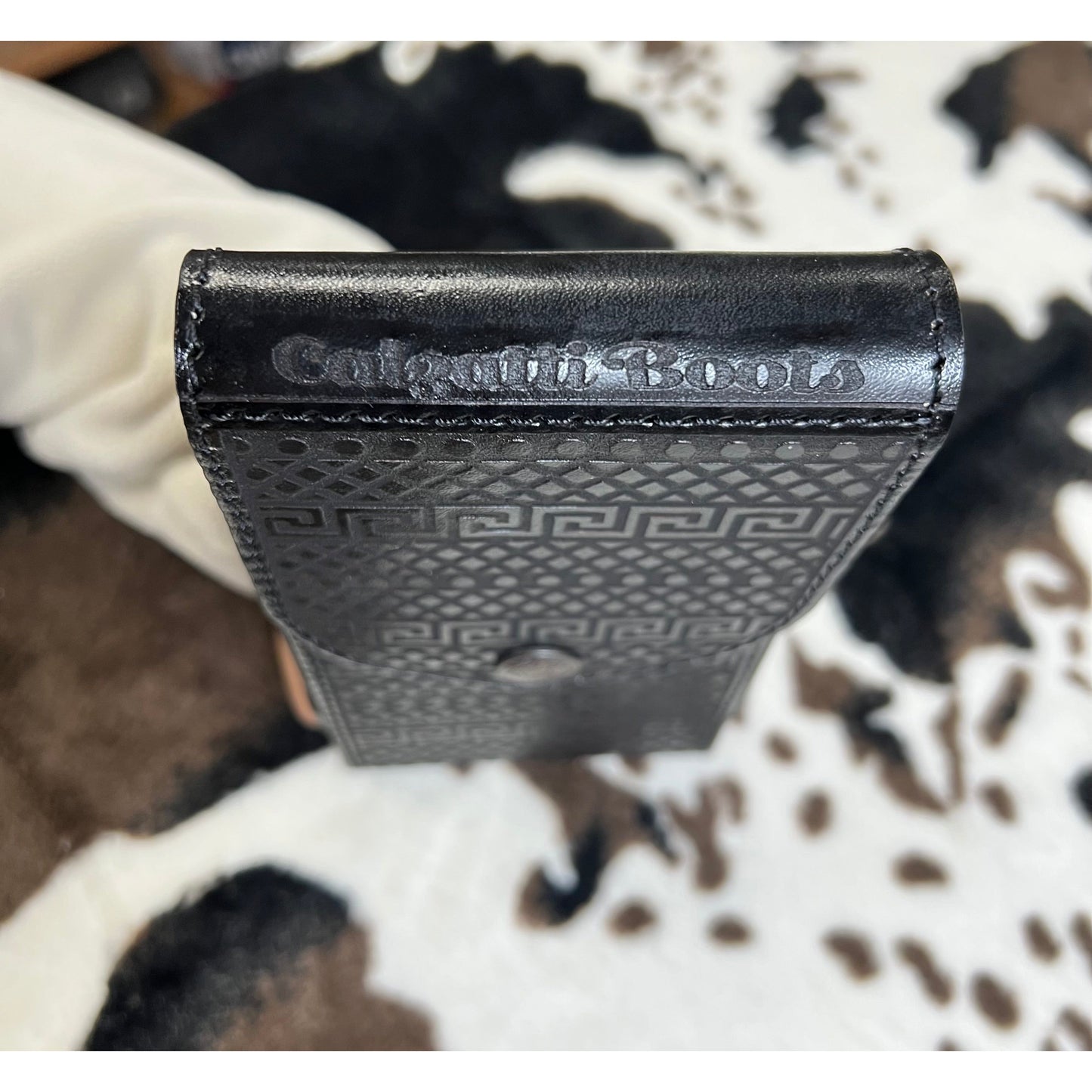 Black Printed Phone Case