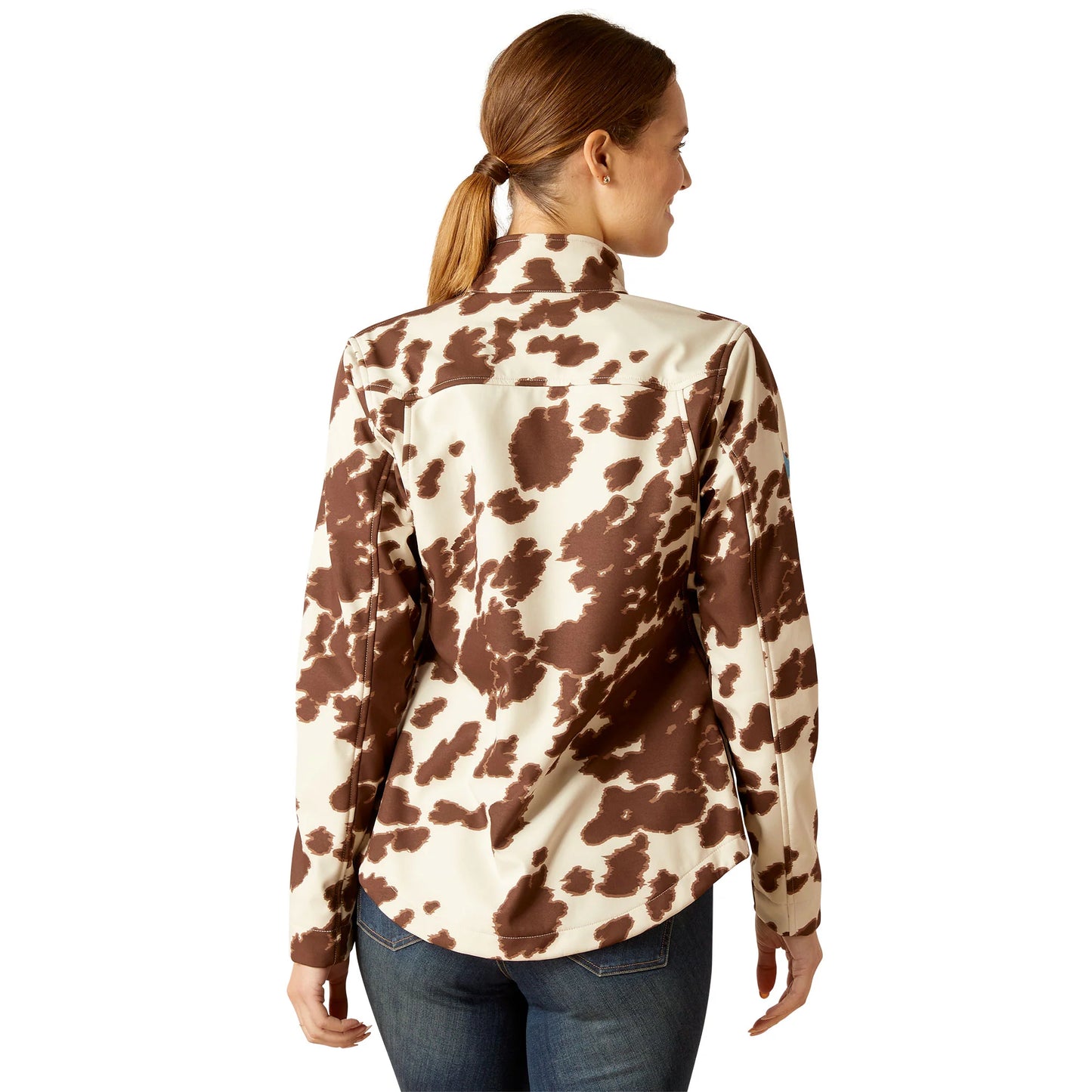 Ariat Women's Team Softshell Jacket, Pony Print
