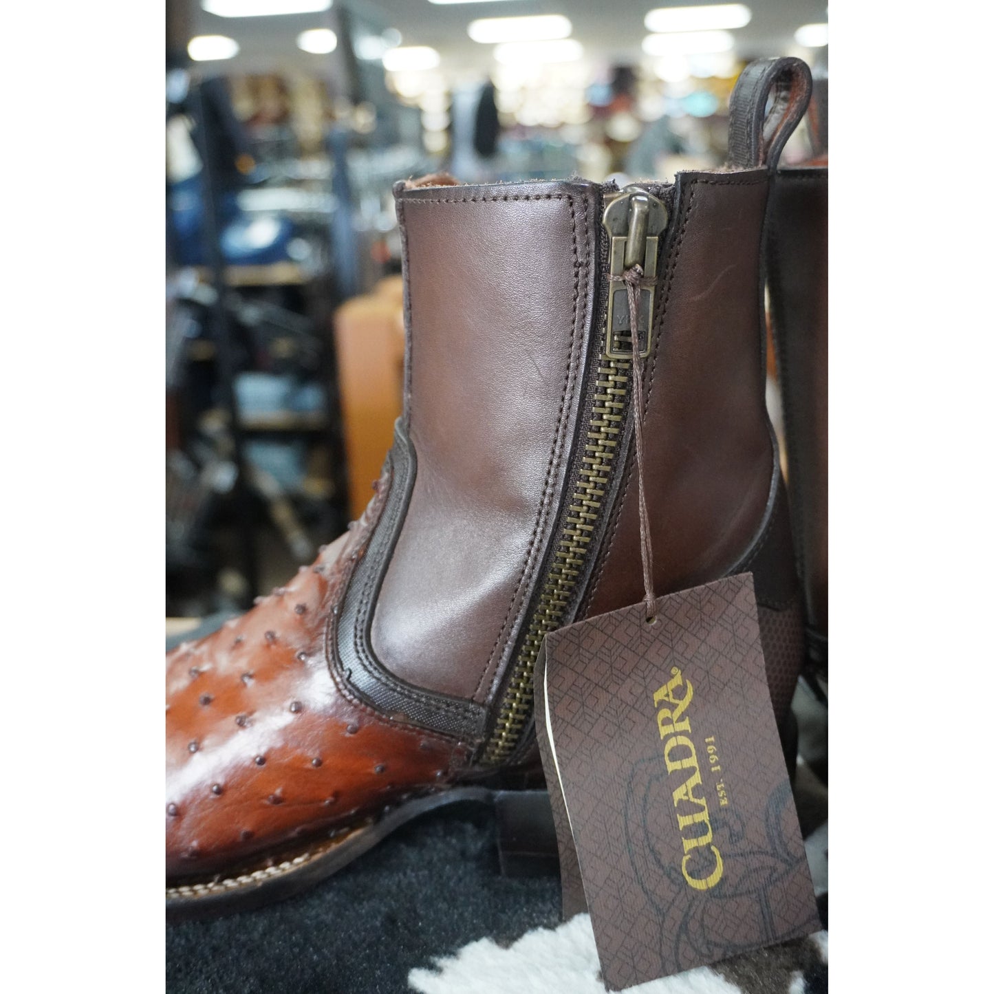 Cuadra Botin Avestruz Moroni Castaño