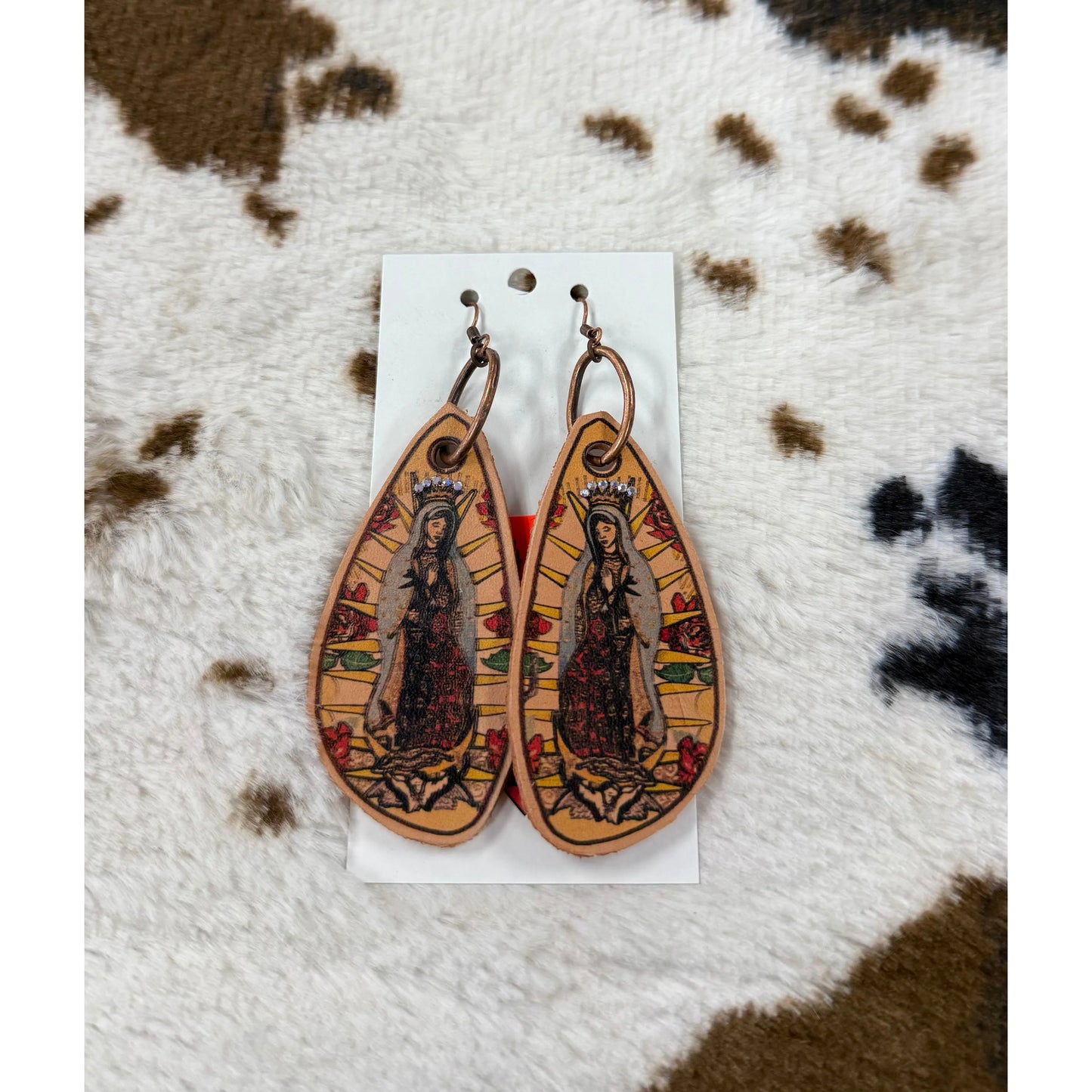 XOXO Art & Co. Guadalupe Leather Earrings