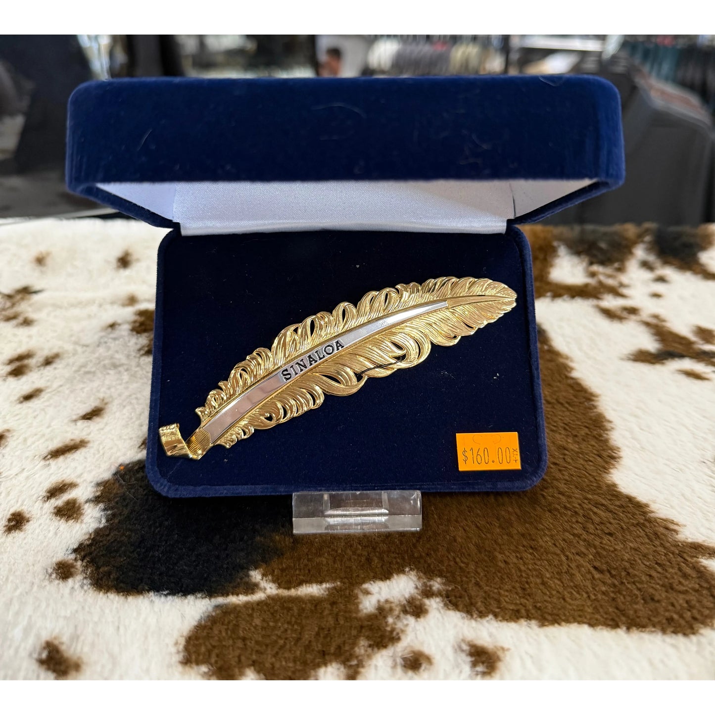 Montana Silversmiths Sinaloa Gold Feather