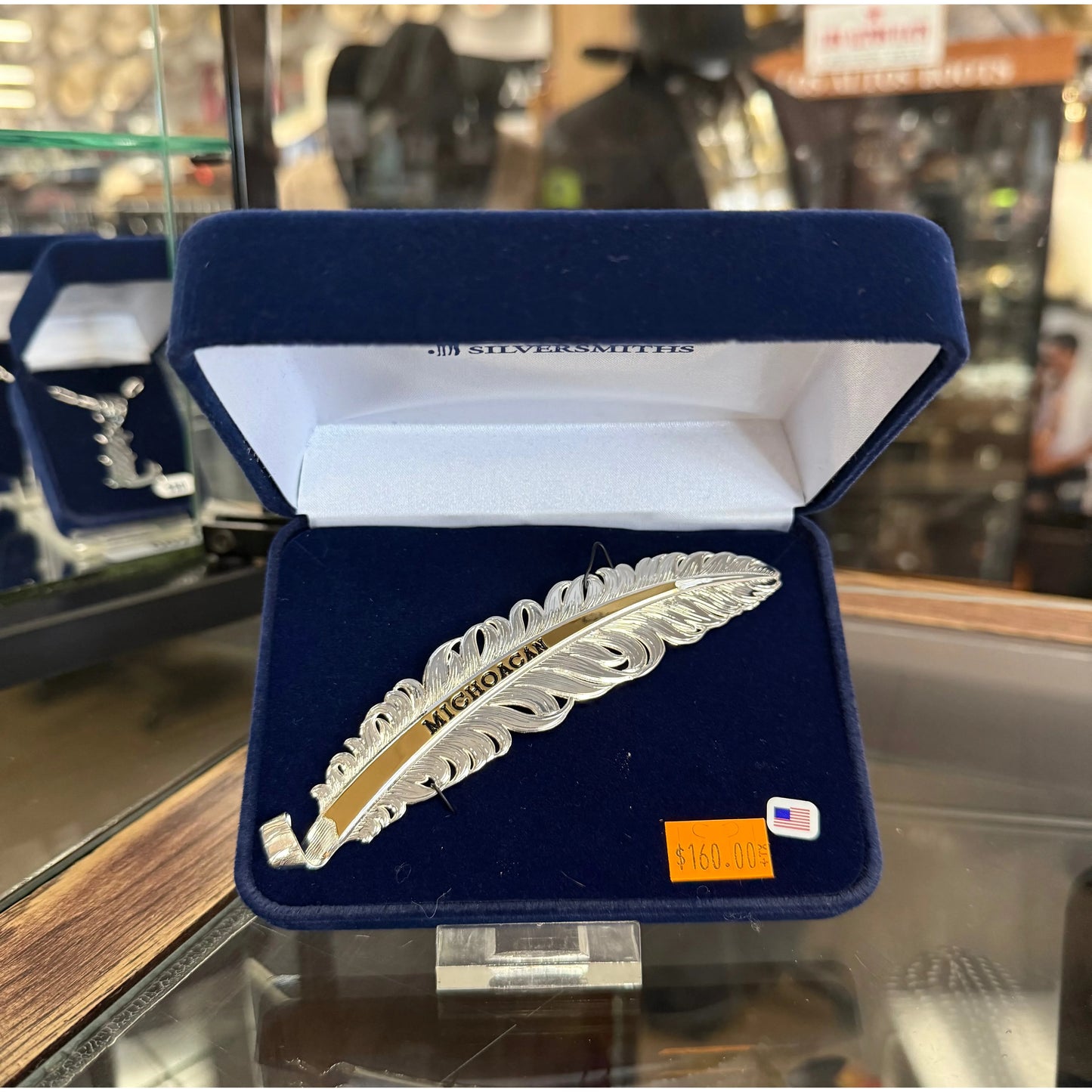 Montana Silversmiths Gold Michoacan Feather
