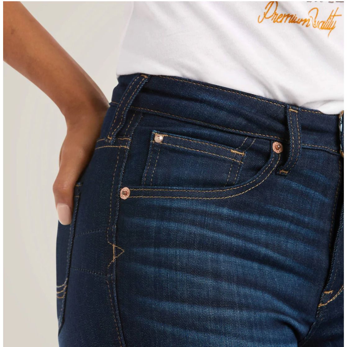 Ariat Women’s R.E.A.L. High Rise Ballary Boot Cut Jeans