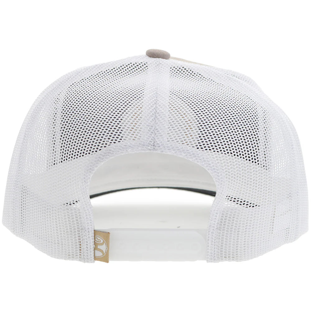 Hooey Quanah Tan/White w/Brown/White Circle Patch Snapback