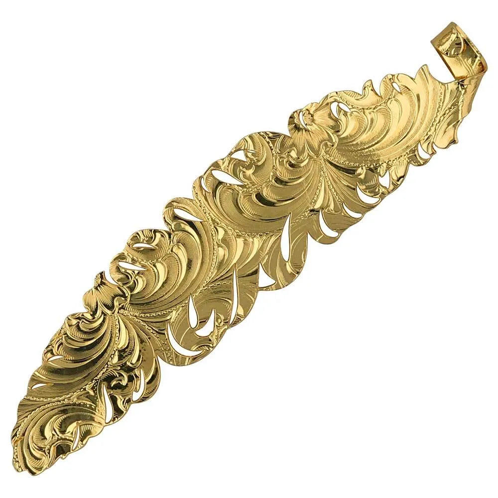 Montana Silversmiths, Golden Trophy Hat Feather (Gold)