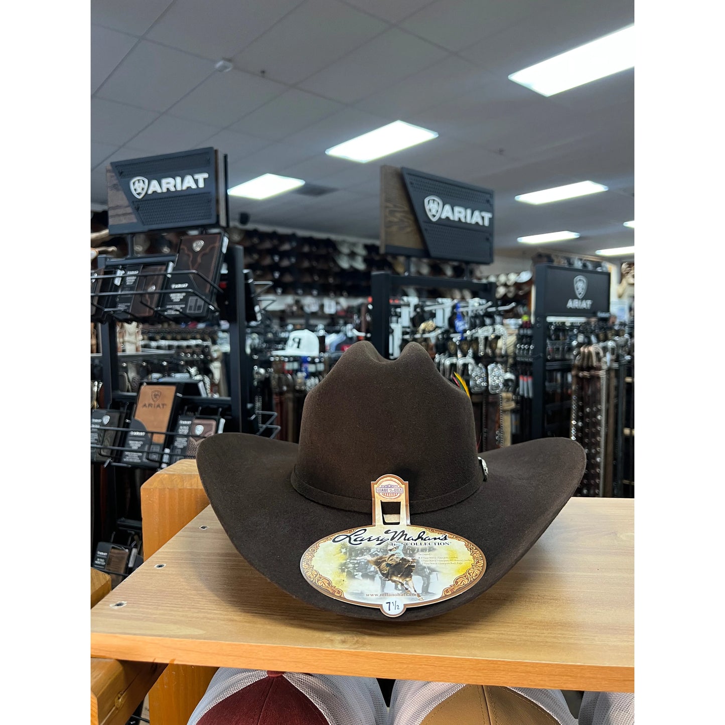 Larry Mahan 6X Chocolate Fur Felt Hat