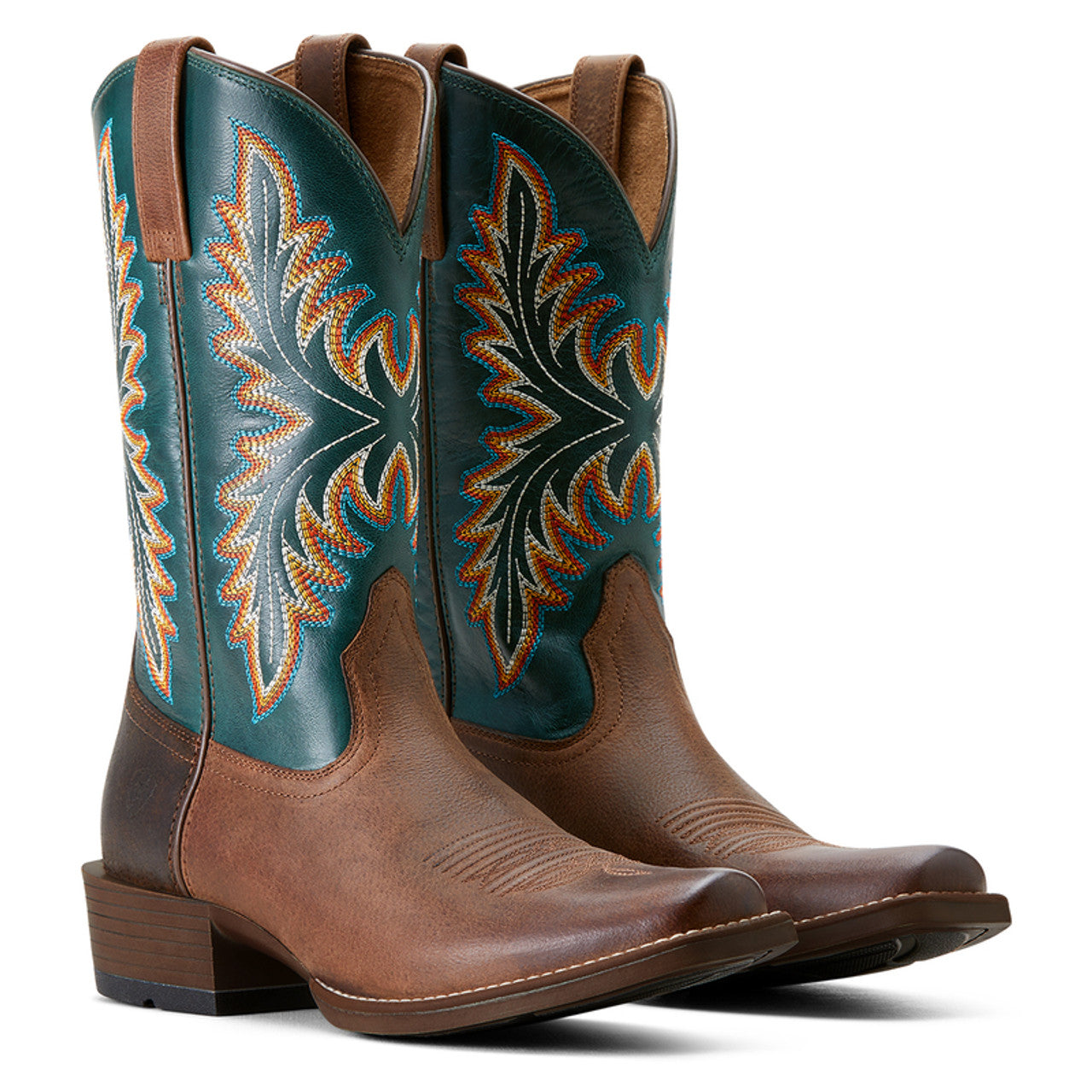 Ariat Men's Renegade Vintage Oak/Deep Teal Cowboy Boot