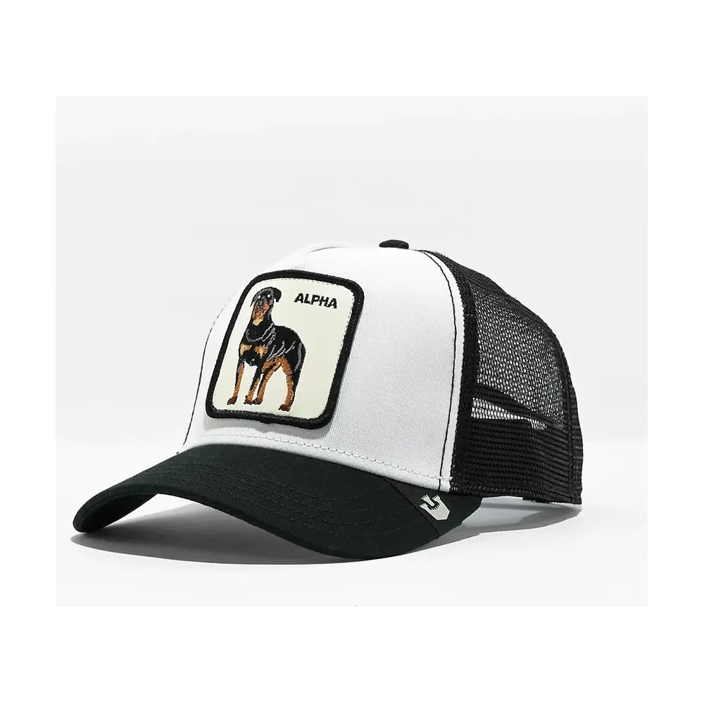 GOORIN BROS. ALPHA BLACK/WHITE TRUCKER HAT