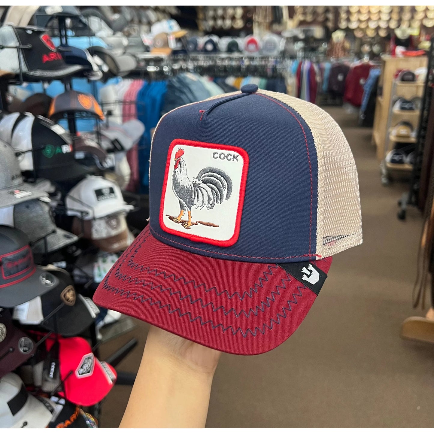 GOORIN BROS. THE ROOSTER HAT (NAVY)