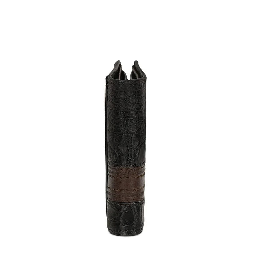 Cuadra Black Caiman Wallet