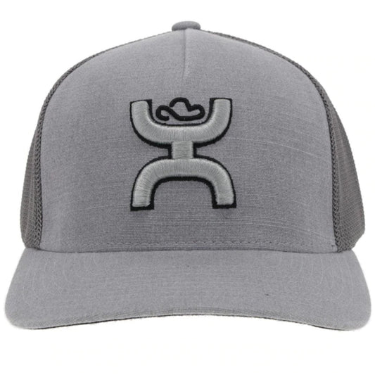 Hooey Coach Grey/Grey FlexFit Cap