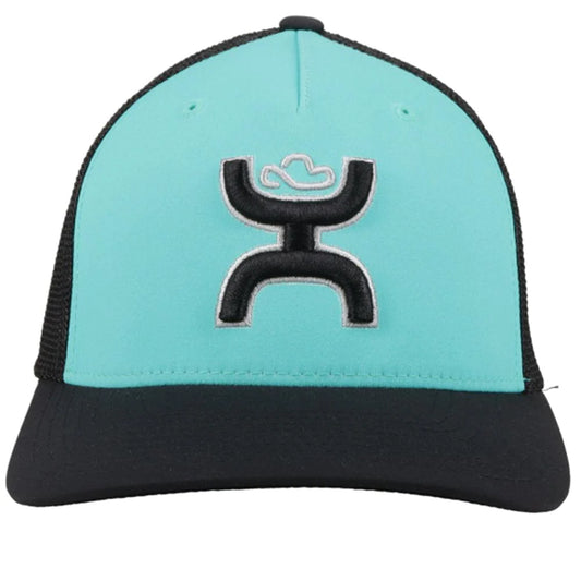 Hooey Coach Turquoise/Black FlexFit Cap
