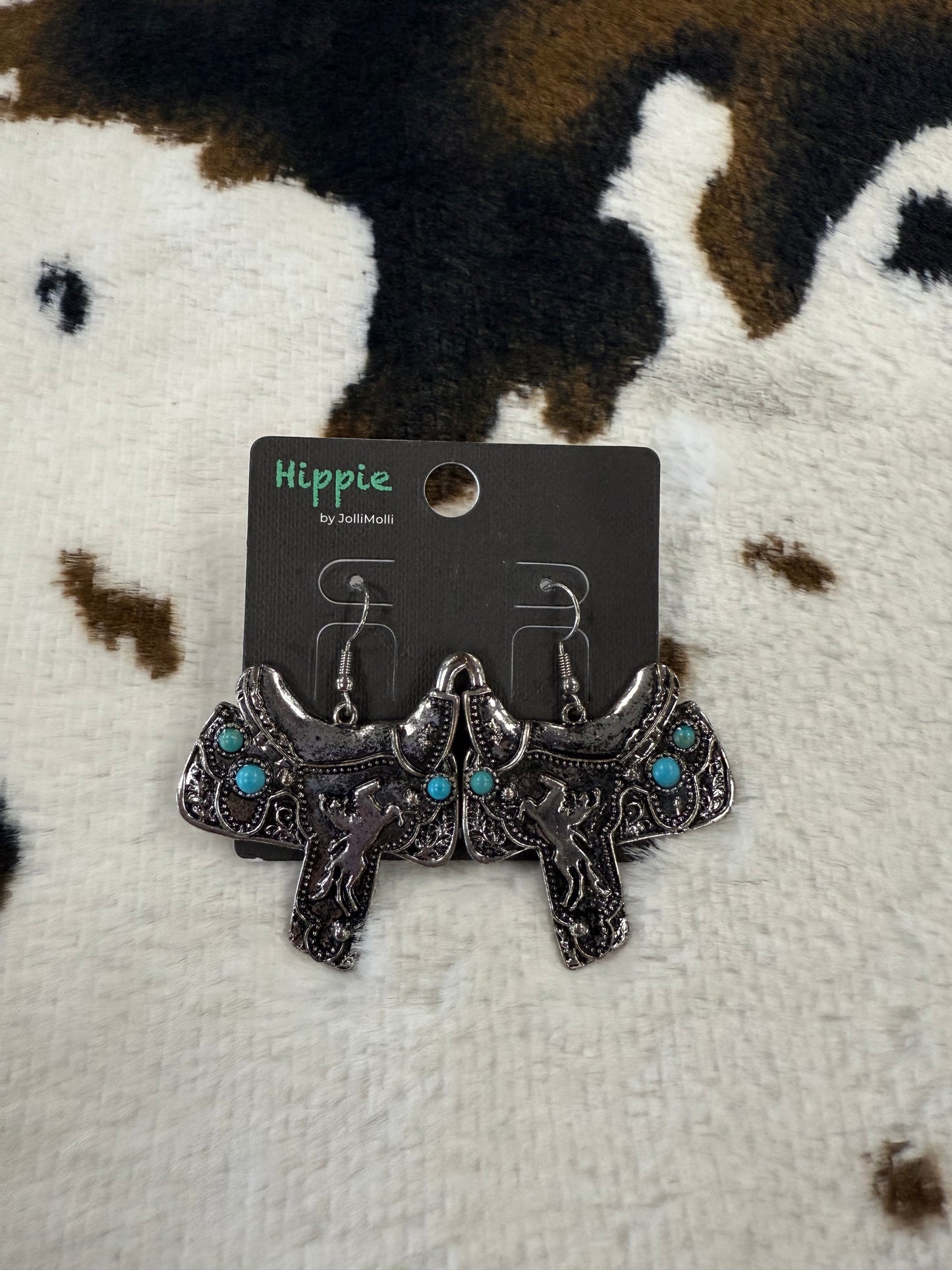 Hippie Saddle Earrings
