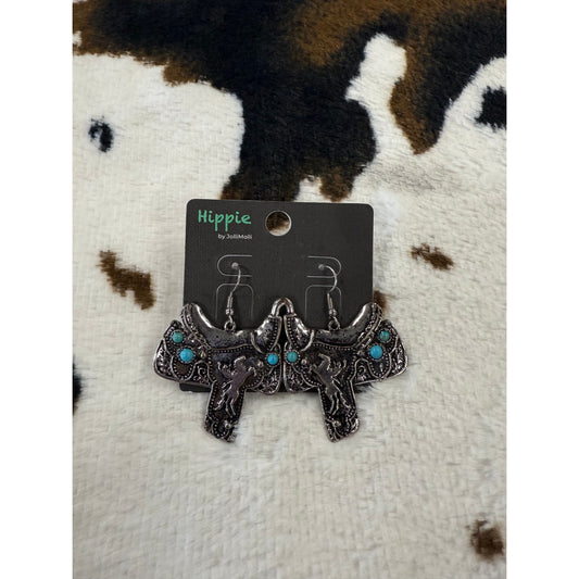 Hippie Saddle Earrings