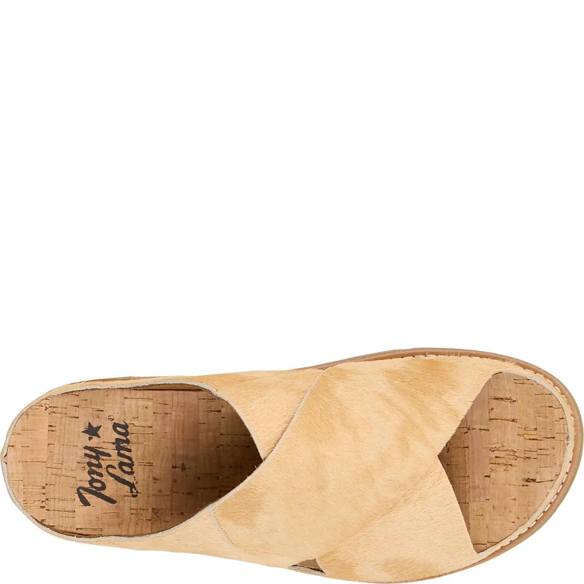 Tony Lama Tan Palmeras Hair On Sandal