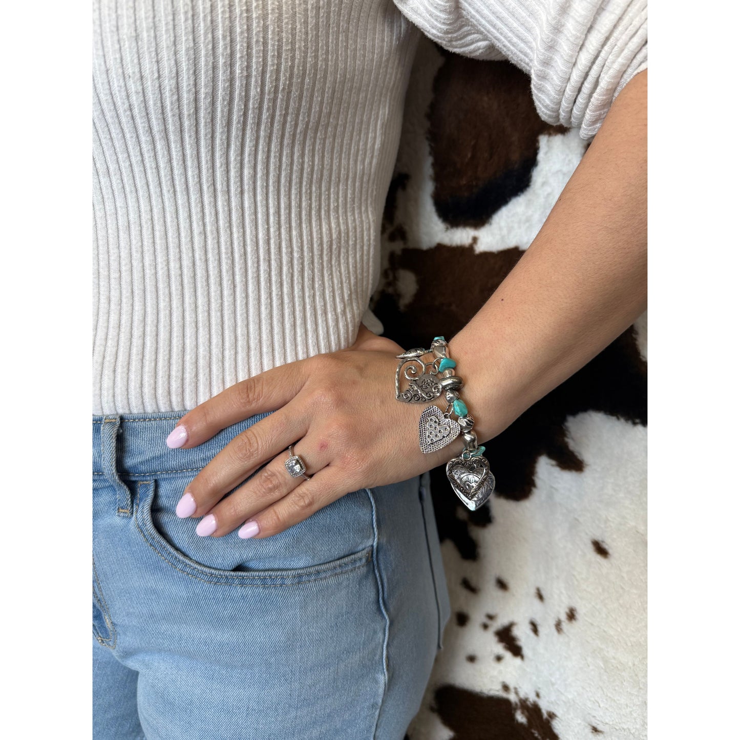 Blazing Roxx Western Heart Bracelet