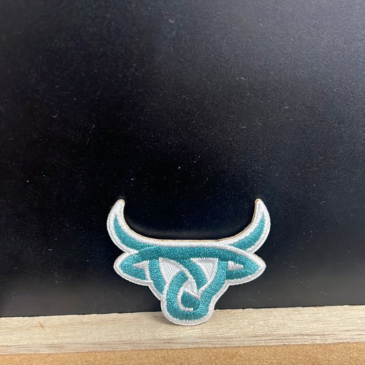 Teal Lost Calf Mini Sticker Hat Patch