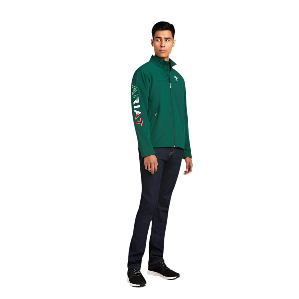 Men's Team Softshell Mexico Green Jacket