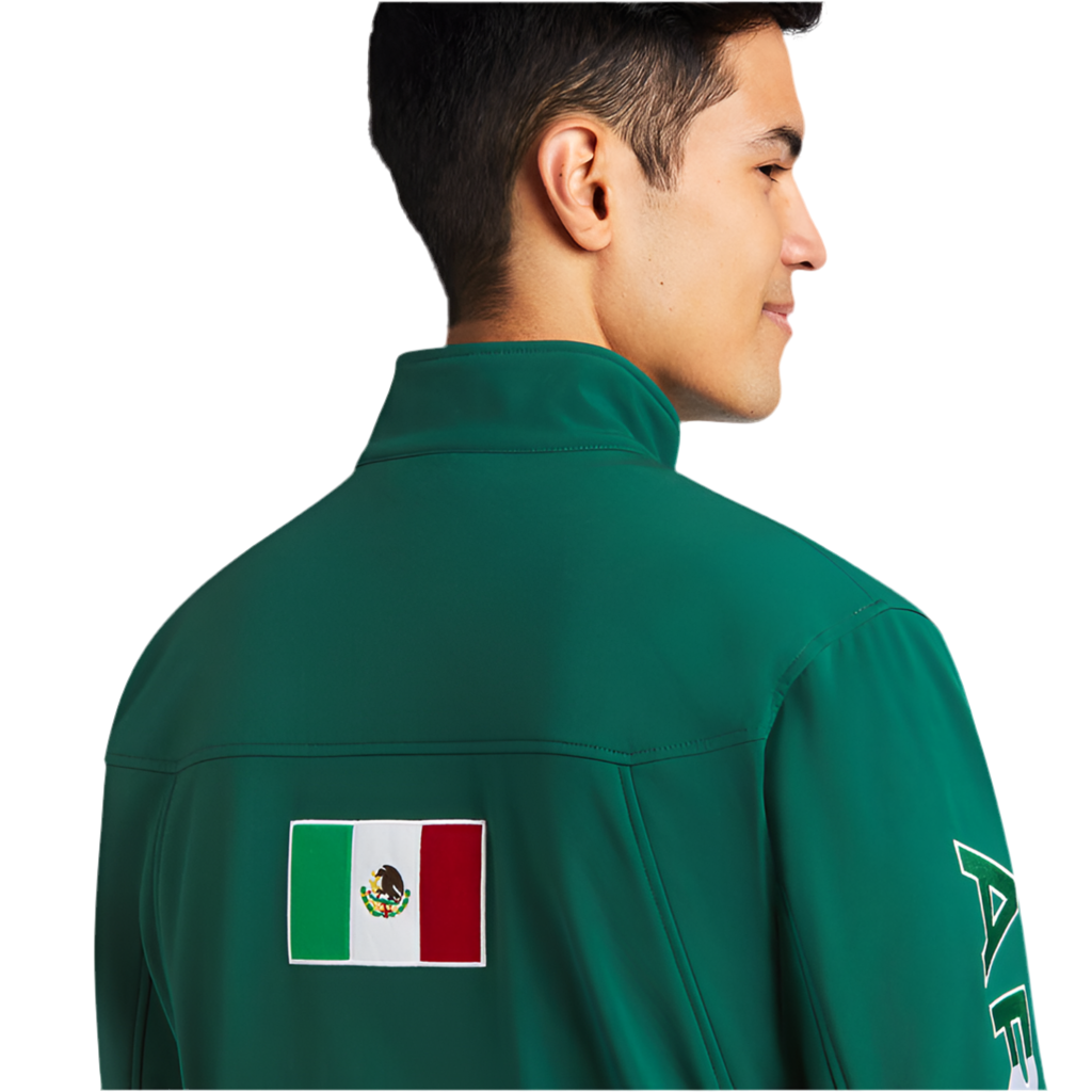 Men's Team Softshell Mexico Green Jacket