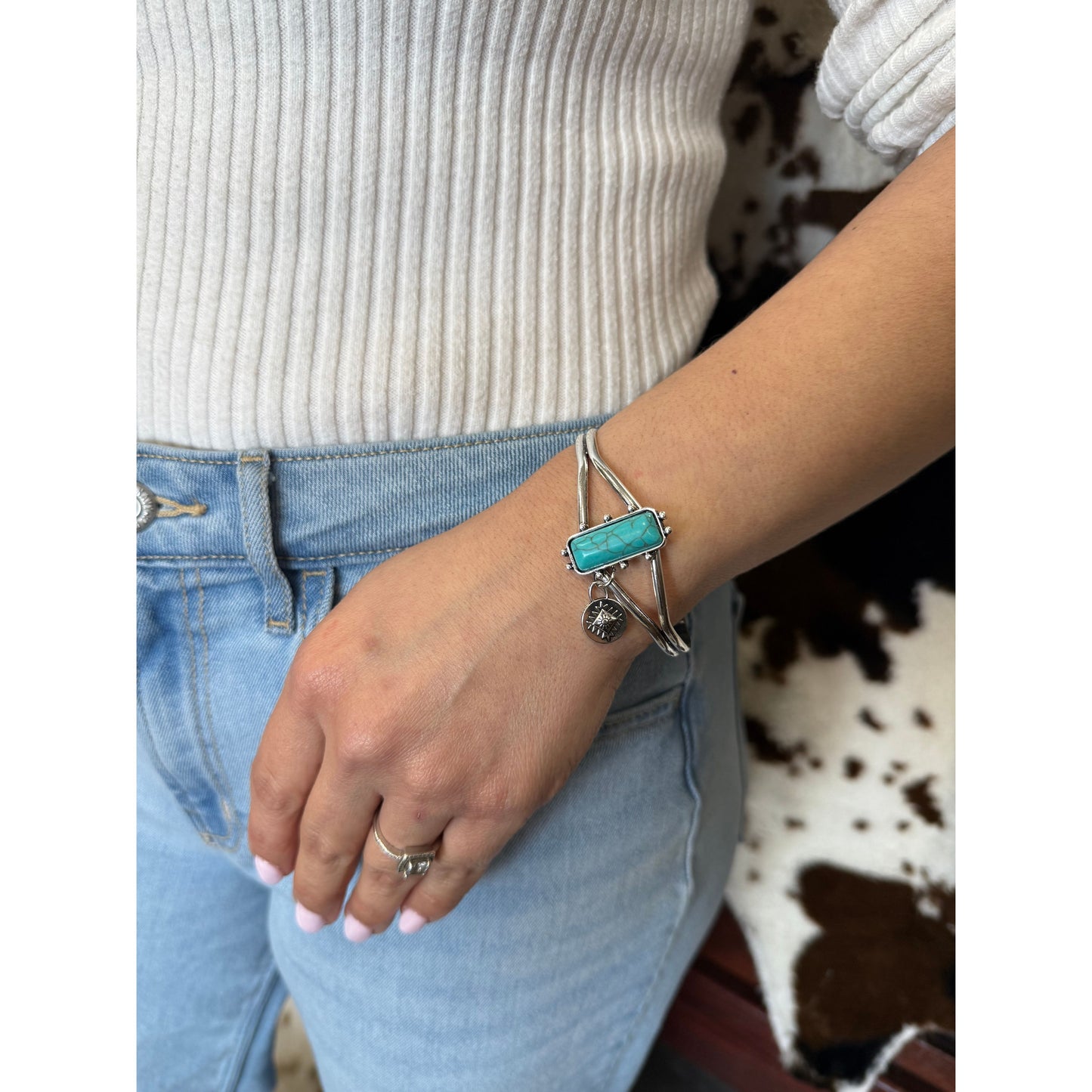 West & Co. Turquoise Stone Bracelet