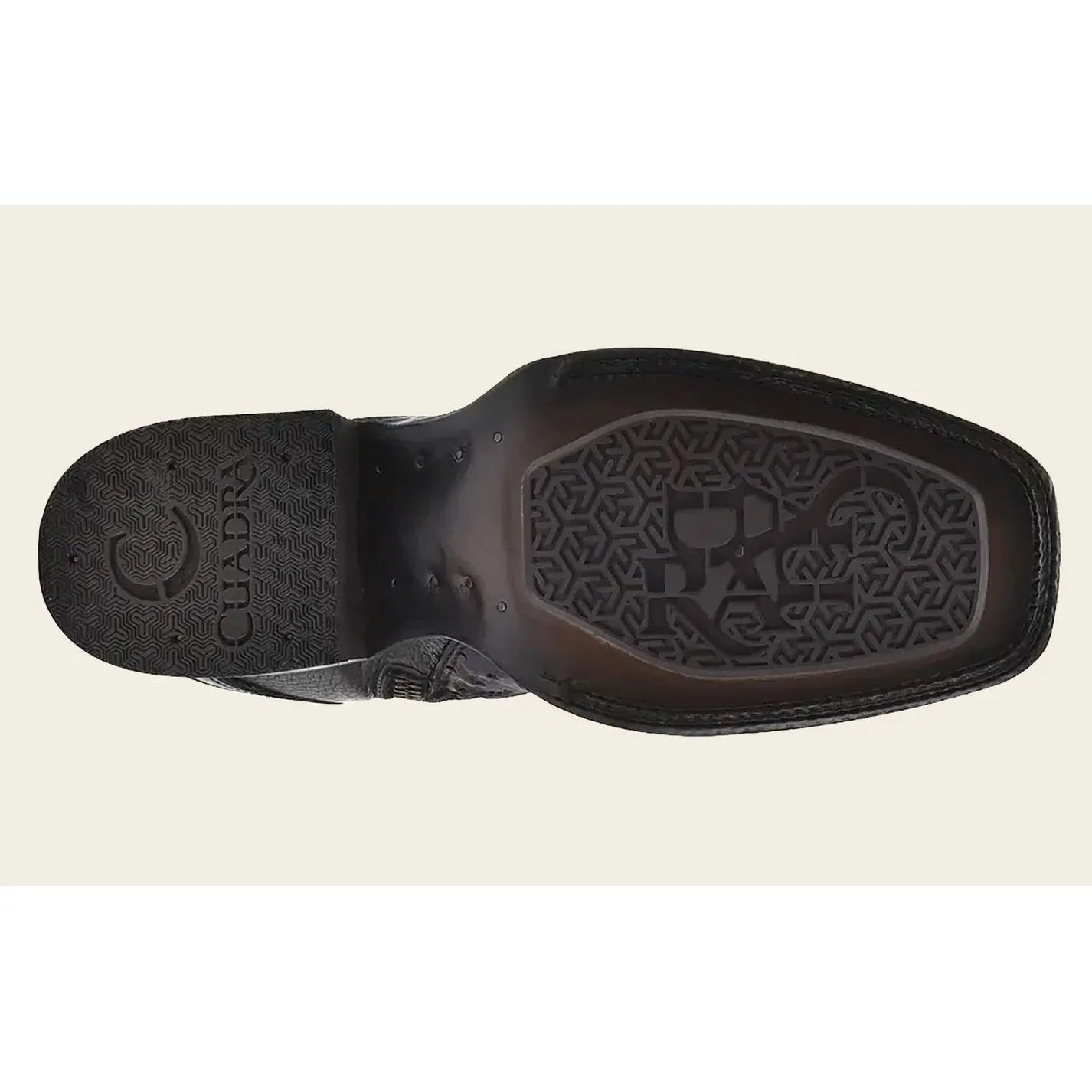 Cuadra Botin Avestruz Negro