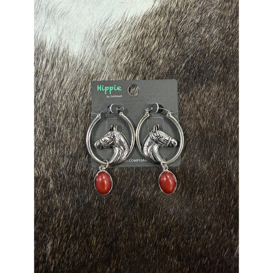 Hippie Horse Earrings