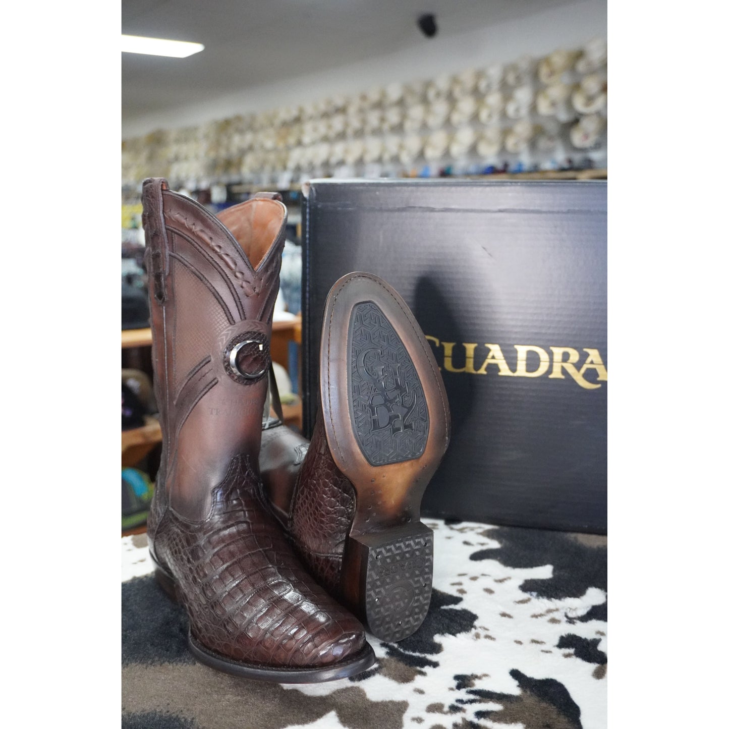 Cuadra Hombre Bota De Fuscus Lomo Belly Plunge Cafe