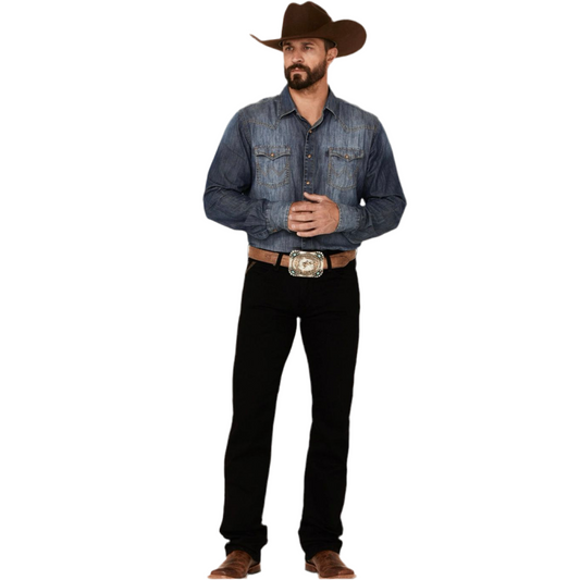 Men's Ariat Legacy M7 Slim Fit Straight Leg Black Jean
